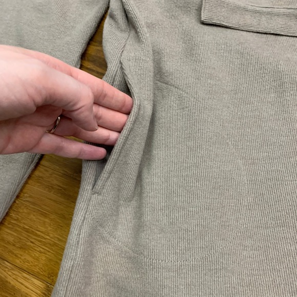 J.Jill Pure Jill Wrap Cardigan Womens Size XS Brown Knit Top Pockets Long Sleeve - Picture 4 of 8